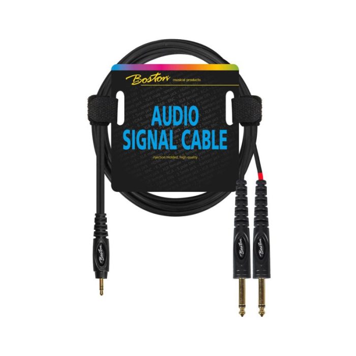 CABLE INSERCION BOSTON 2 JACK - MINI JACK ST 3mt AC-263-300