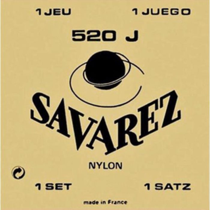 JUEGO CUERDAS SAVAREZ CARTA AMARILLA 520-J MUY ALTA