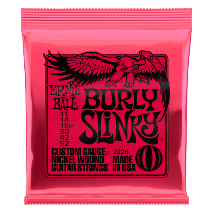 JUEGO CUERDAS ELECTRICA ERNIE BALL BURLY SLINKY 11-52