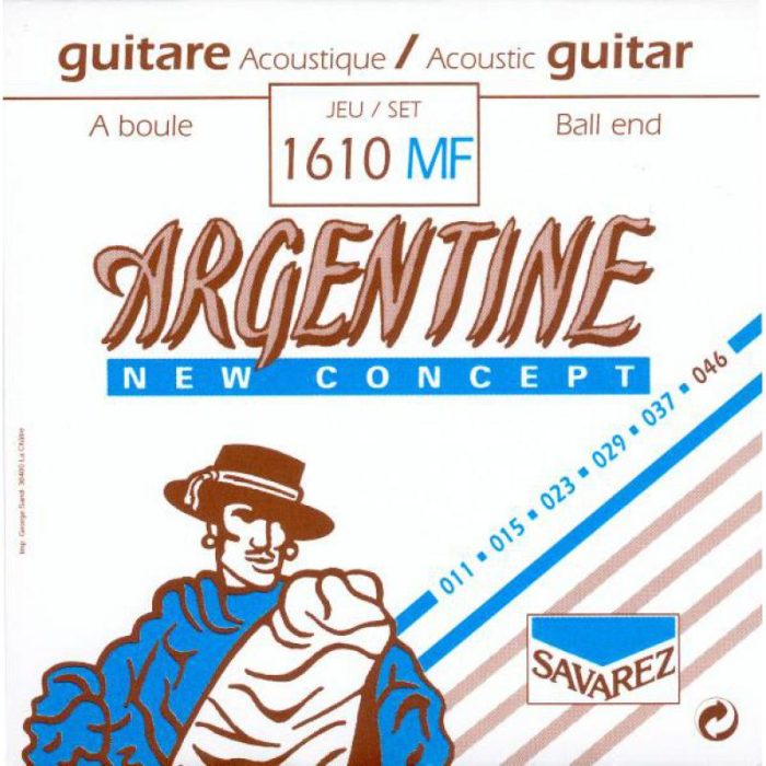 JUEGO CUERDAS ACUSTICA SAVAREZ ARGENTINE 1610-MF 11-46