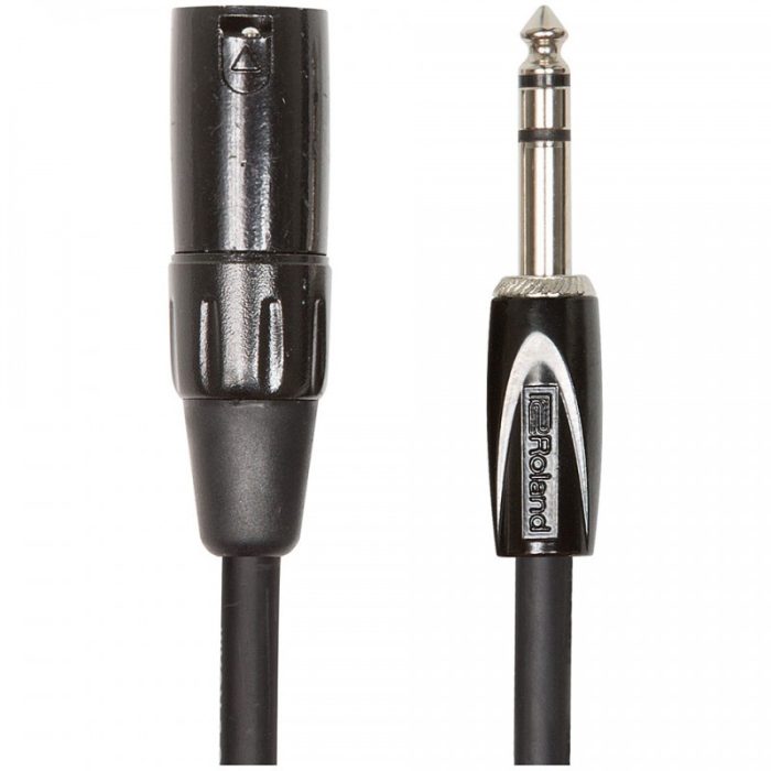 CABLE INSERCION ROLAND JACK ST - XLR MACHO 3mt RCC-10TRXM