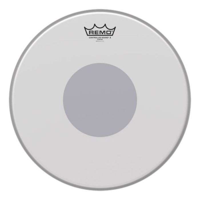 PARCHE REMO CONTROLLED SOUND COATED BLACK DOT