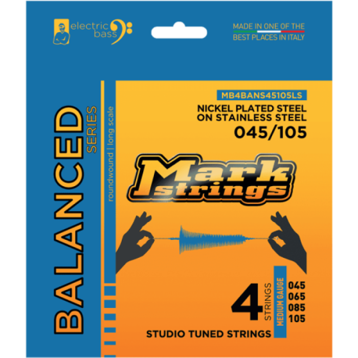 JUEGO CUERDAS BAJO MARKBASS BALANCED MB4BANS45105LS 45-105