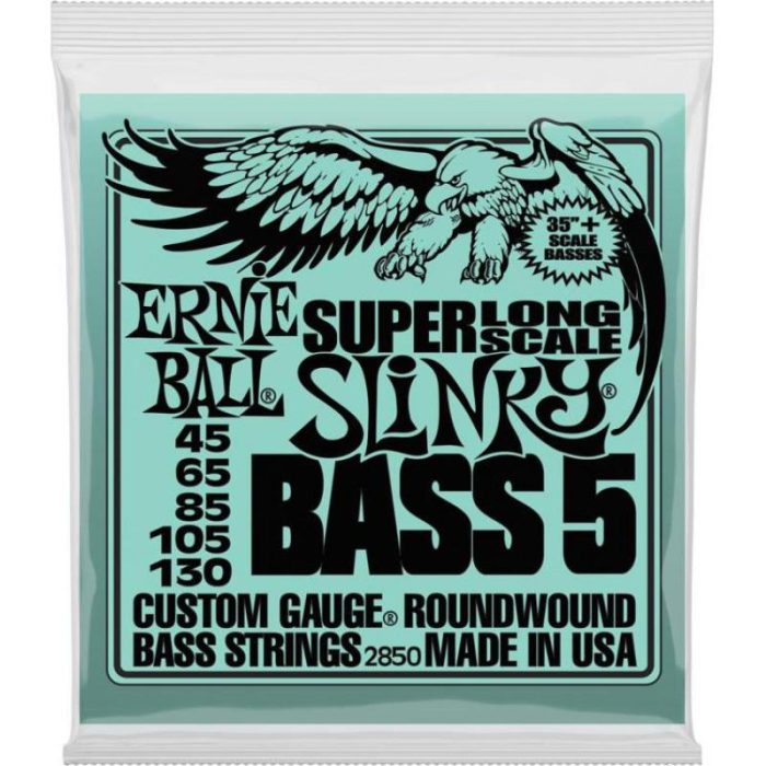 JUEGO CUERDAS BAJO V ERNIE BALL SUPER LONG SLINKY 45-130