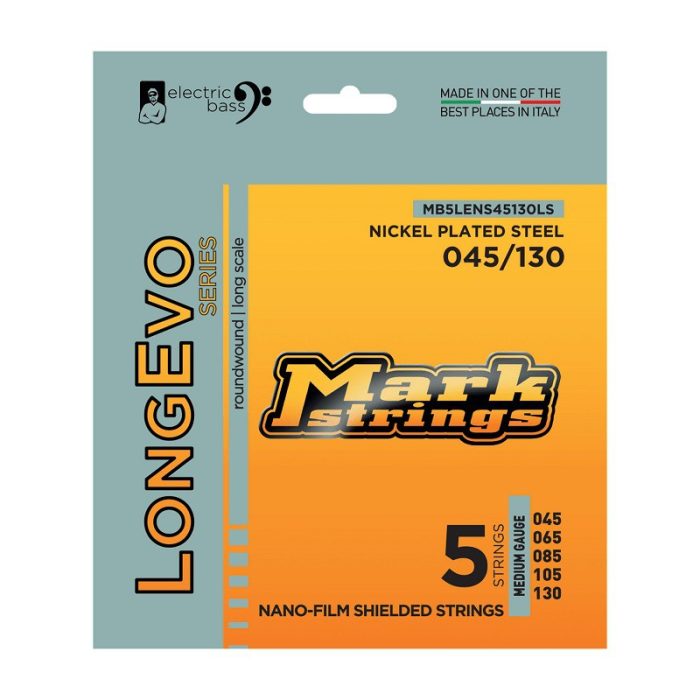 JUEGO CUERDAS BAJO MARKBASS LONGEVO MB5LENS45130LS 45-130