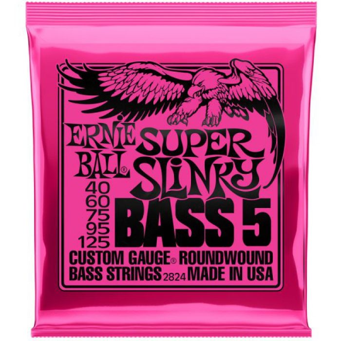 JUEGO CUERDAS BAJO V ERNIE BALL SUPER SLINKY 40-125