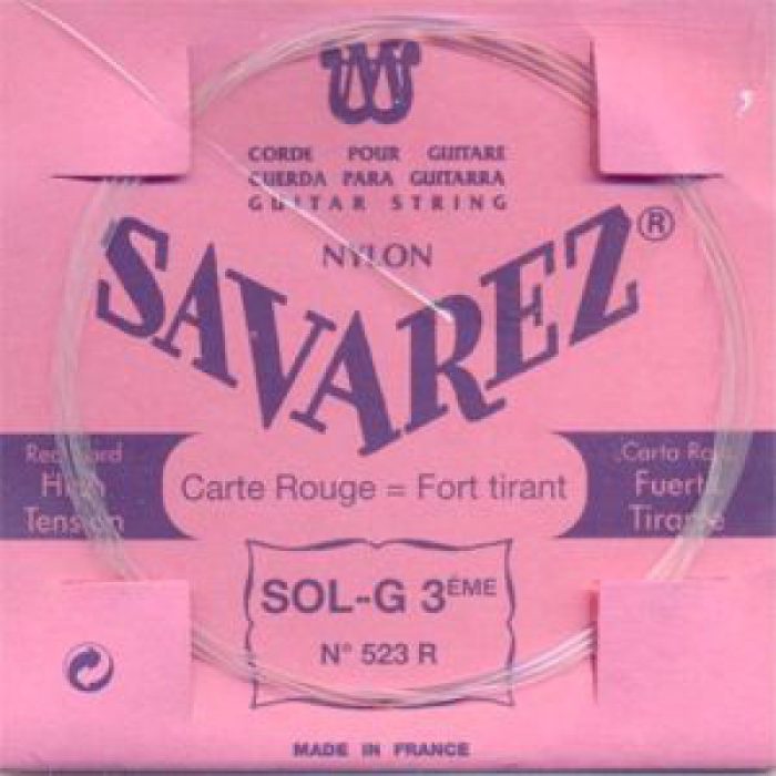 CUERDA 3ª SAVAREZ CARTA ROJA 523-R