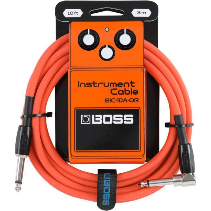 CABLE INSTRUMENTO BOSS ORANGE 3mt ACODADO BIC-10A-OR
