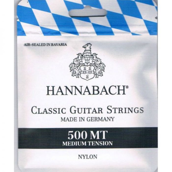 JUEGO CUERDAS ESPAÑOLA HANNABACH MEDIA TENSION 500-MT