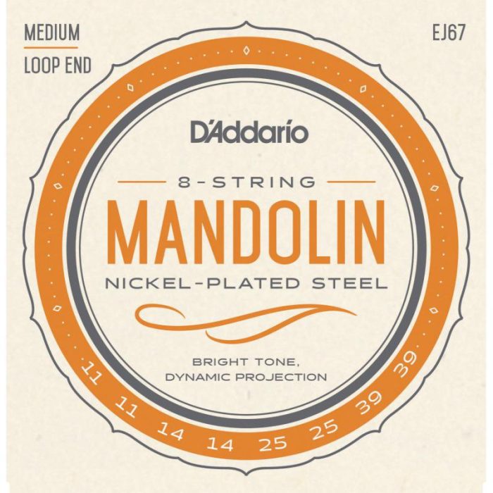 JUEGO CUERDAS MANDOLINA D'ADDARIO EJ67