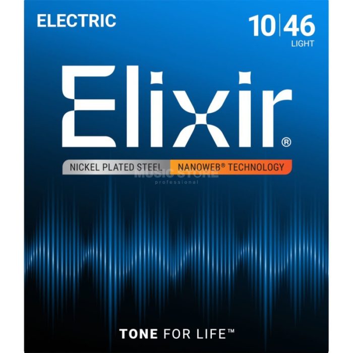 JUEGO CUERDAS ELECTRICA ELIXIR NANOWEB 10-46