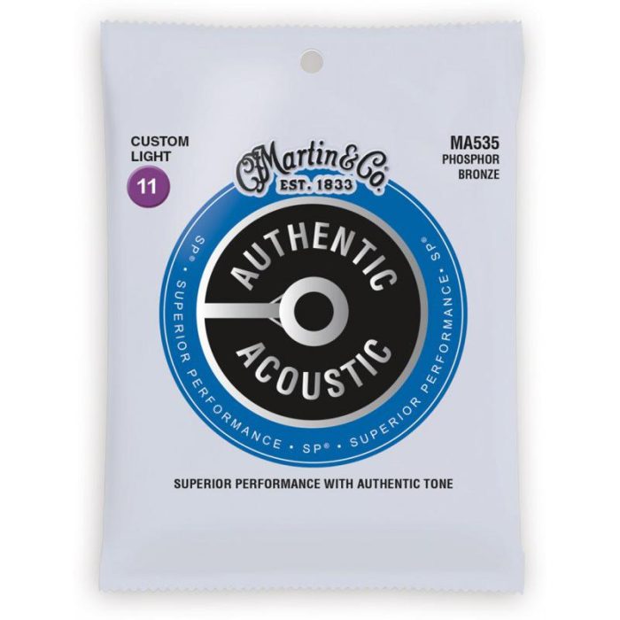 JUEGO ACUSTICA MARTIN AUTHENTIC SP PHOS/BRONZE 11-52 MA535