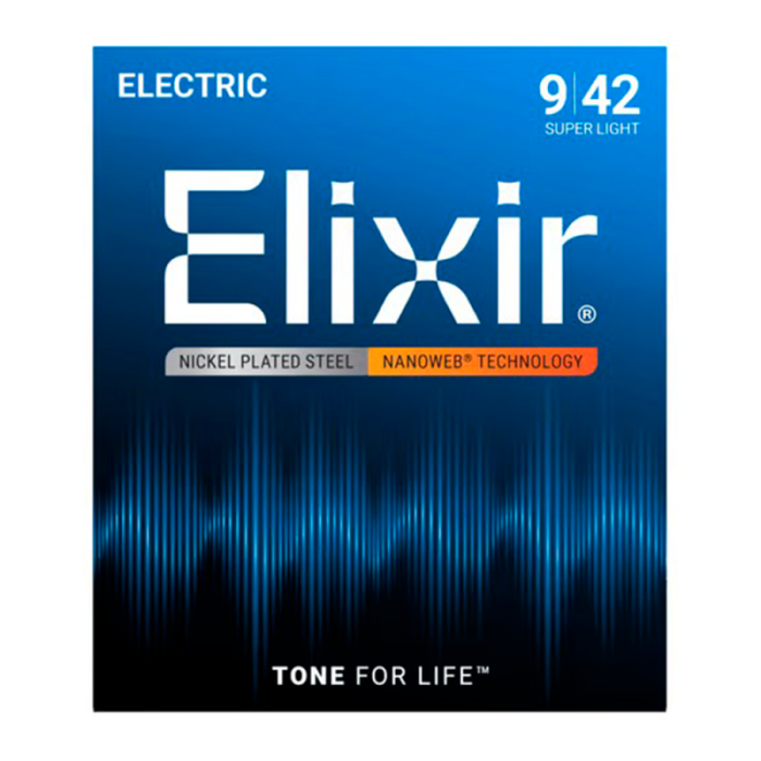 JUEGO CUERDAS ELECTRICA ELIXIR NANOWEB 9-42