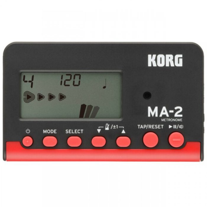 METRONOMO DIGITAL KORG MA-2 BKRD NEGRO-ROJO