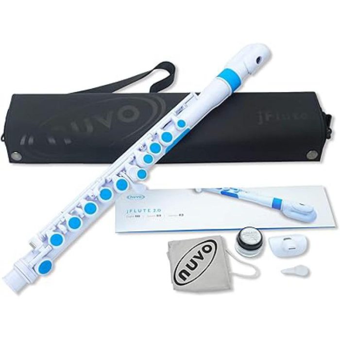 FLAUTA JFLUTE 2.0 NUVO N-220JFGN BLANCO Y AZUL