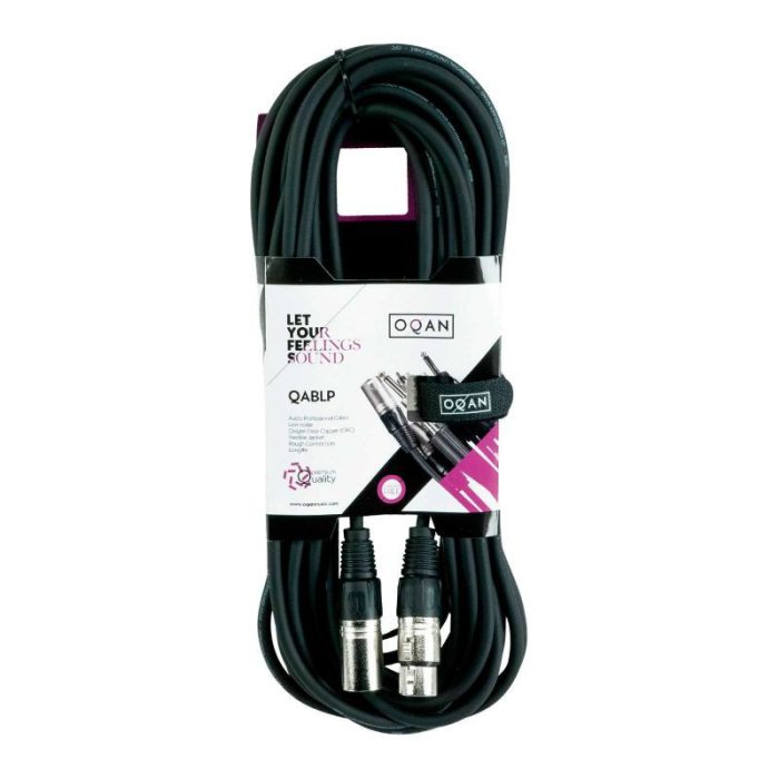 CABLE MICROFONO OQAN XLR-XLR 5m QABLP XLRM-5-XLRF