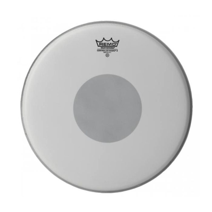 PARCHE REMO CONTROLLED SOUND COATED BLACK DOT