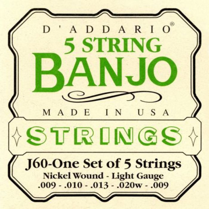 JUEGO CUERDAS BANJO V D'ADDARIO EJ60