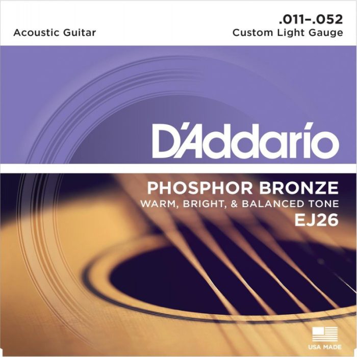 JUEGO CUERDAS ACUSTICA D'ADDARIO EJ26 11-52