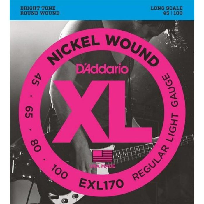 JUEGO CUERDAS BAJO IV D'ADDARIO EXL170 45-100