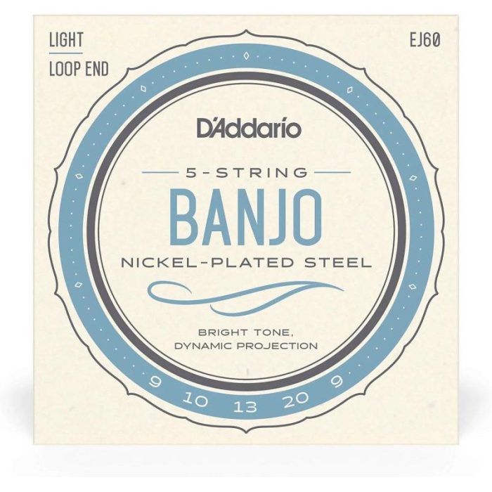 JUEGO CUERDAS BANJO V D'ADDARIO EJ60