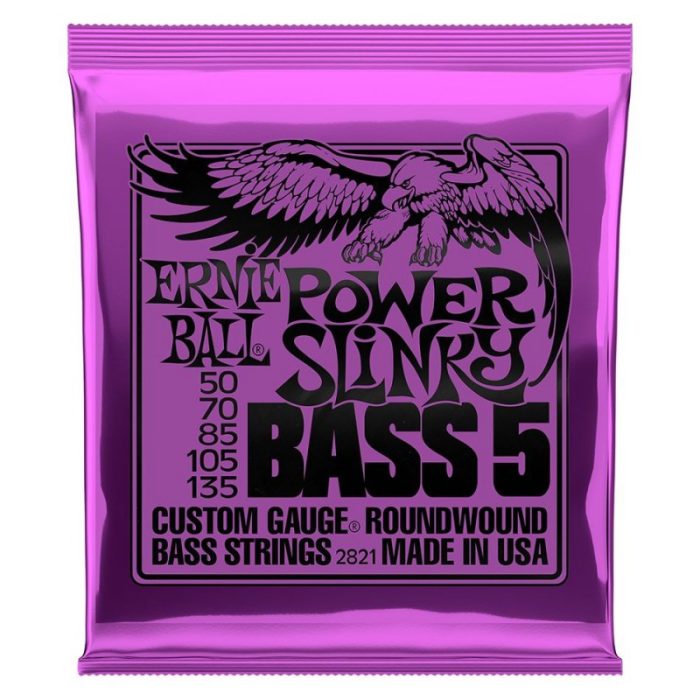 JUEGO CUERDAS BAJO V ERNIE BALL POWER SLINKY 50-135