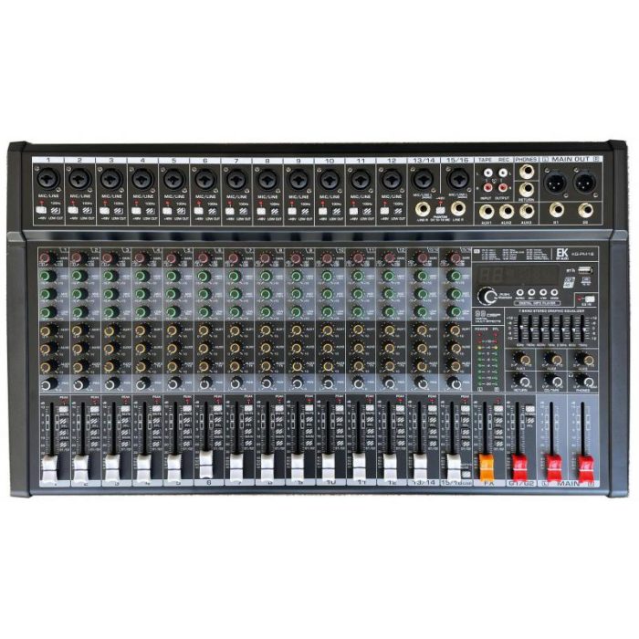 MEZCLADOR EK AUDIO 16 CANALES KGPM16