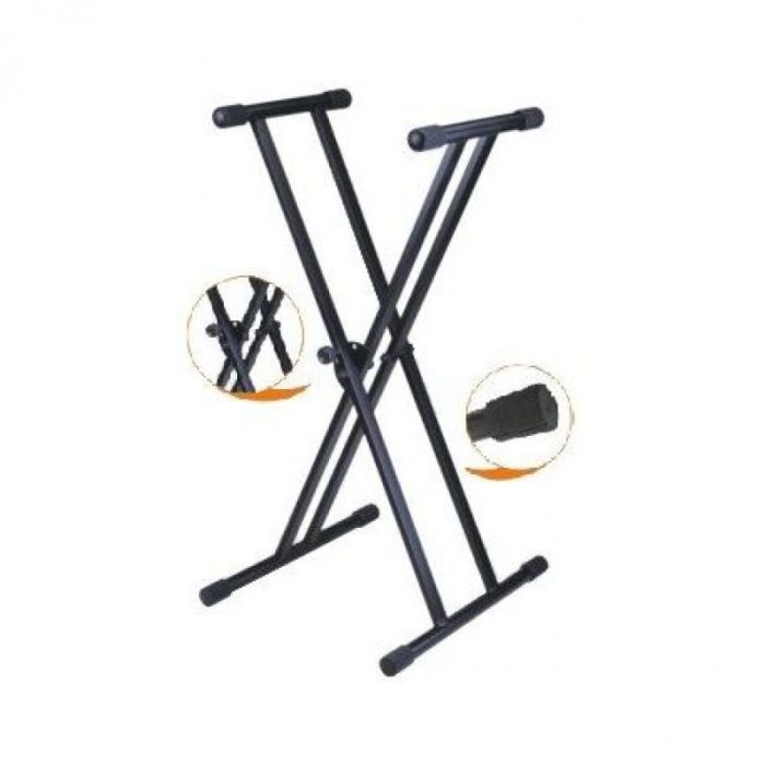 SOPORTE TECLADO DOBLE ADMIRA KS010