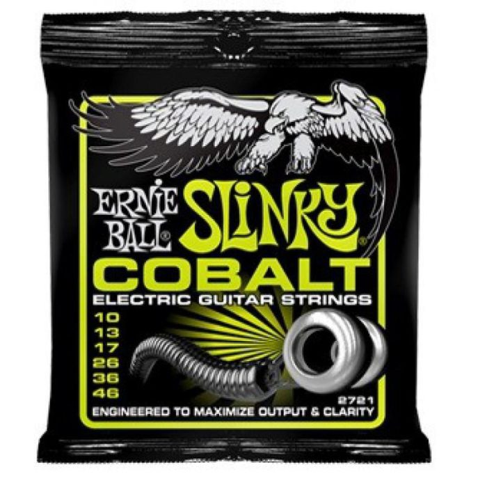 JUEGO CUERDAS ELECTRICA ERNIE BALL COBALT REG. SLINKY 10-46