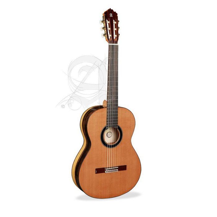 GUITARRA ESPAÑOLA ALHAMBRA 6 EBANO BLANCO