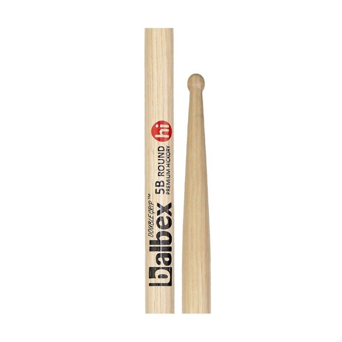 BAQUETAS BALBEX 5BR CABEZA REDONDA HICKORY HI5BR