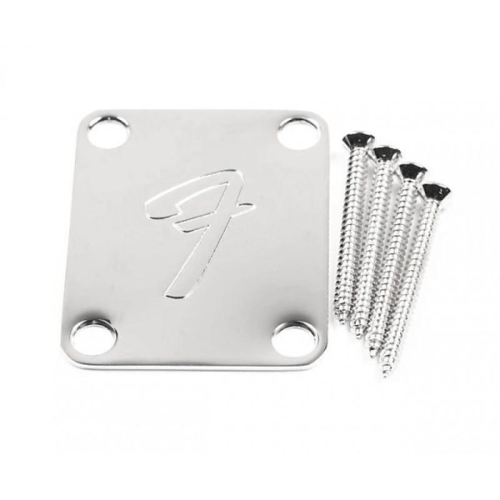 PLACA DE MASTIL VINTAGE-STYLE CON LOGO F CHROME