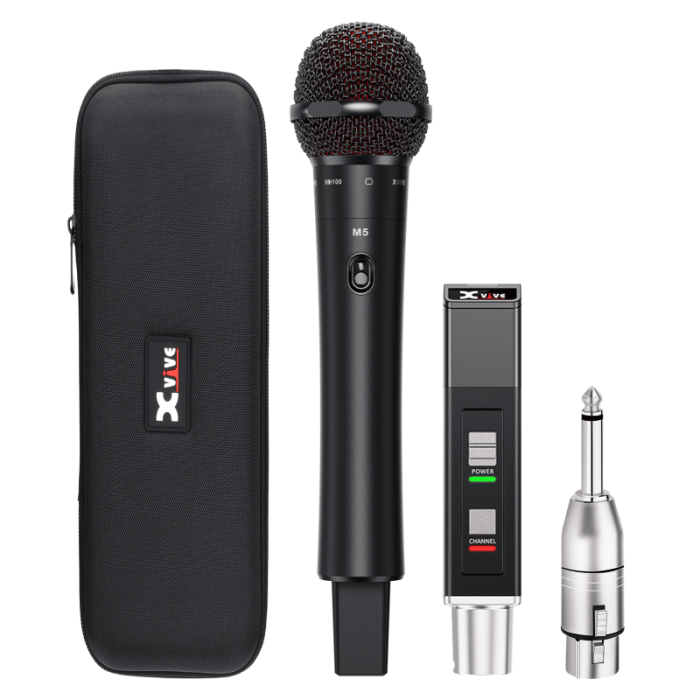 SISTEMA INALAMBRICO MICROFONO XVIVE M5
