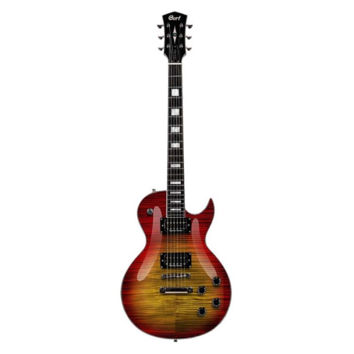 GUITARRA ELECTRICA CORT CR300 DELUXE FLAMING BURST