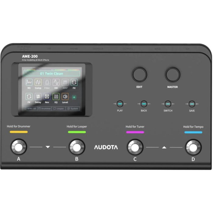 PEDALERA EFECTOS GUITARRA AUDOTA AME-200